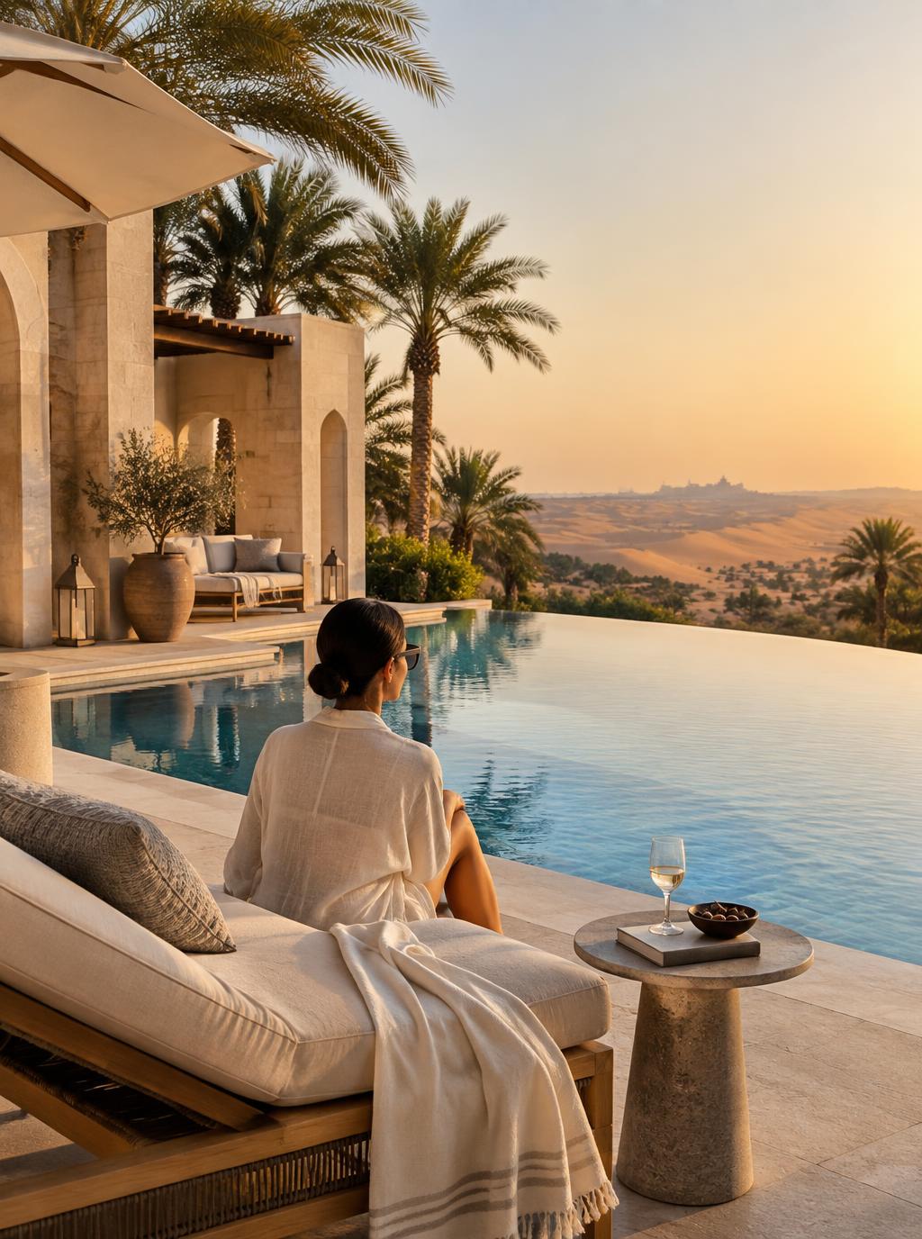 Resort de luxo no deserto de Dubai